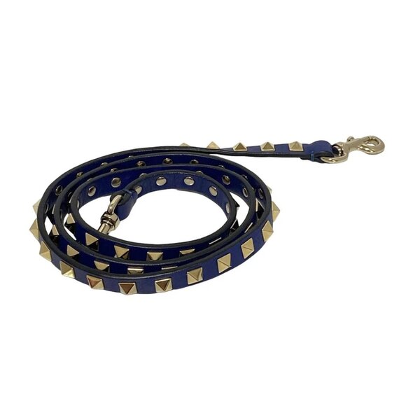 VALENTINOGARAVANI Rockstud Small Bag - Blue Leather Handbag 464-082925 - Picture 9 of 9